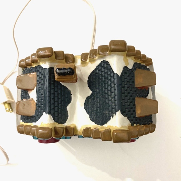 Light Up Christmas Streets Hotel Village House Holiday Porcelain Hand Painted - Picture 6 of 11